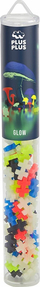 Set konstruktiv Plus Plus Tube Glow, 100 copa, që ndriçojnë në errësirë
