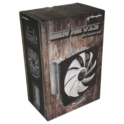 Ftohës procesori Alpenföhn Ben Nevis Advanced, 13 cm, 150 W TDP, zi argjendtë