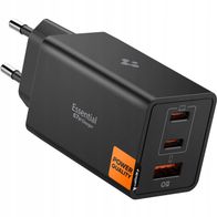 Karikues muri Spigen Essential EE673EU, 67W, 3 porta, i zi