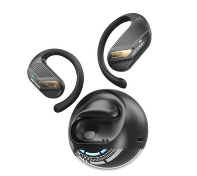 Kufje sportive pa tela Vention OpenBeat O12 NBUB0, TWS OpenEar, Bluetooth, të zeza