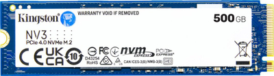 Disk SSD Kingston SNV3S 500GB M.2 2280 PCI-E x4 Gen4 NVMe