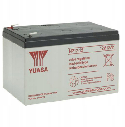 Baterija AGM Јуаса NP12-12, 12V, 12Ah, затворена