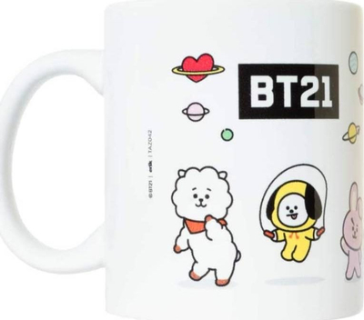 Filxhan Line Friends BT21, qeramik, 300 ml, me shumë ngjyra