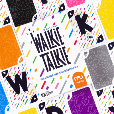 Lojë me letra Muduko Walkie Talkie, party game, shumëngjyrëshe