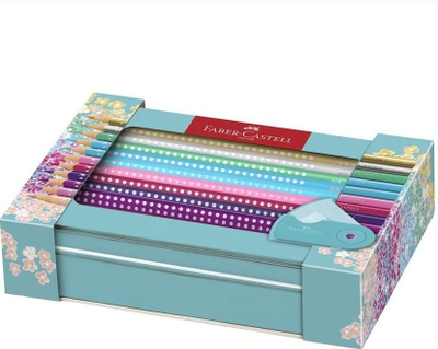 Lapsa ngjyrues Faber-Castell Sparkle, set 20 copë, shumëngjyrëshe
