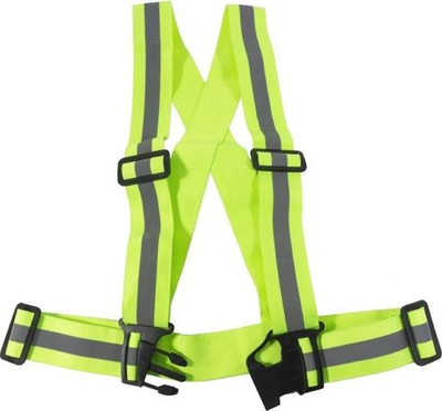 Jeletë reflektuese Sports Equipment AG590, universale, për motor dhe biçikletë, jeshile