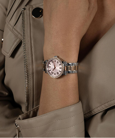 Orë për femra GUESS Fawn GW0686L4, e argjendtë/artë