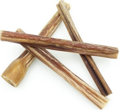 Жвакачка стапче за кучиња 4DOGS Bully Stick S, јунешко, 10 cm, природно