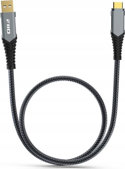Kabllo USB FiiO LA-TC1, USB A në USB C, 1 m, i zi
