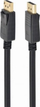 Kabllo Gembird DisplayPort - DisplayPort, 5m, e zezë