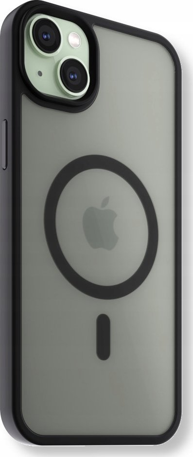 Kuti mbrojtëse Next One Mist Shield MagSafe, për iPhone 15, gjysmë e tejdukshme, e zezë