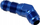 Adapter bulkhead 45° TurboWorks Flare AN3, alumin, i zi