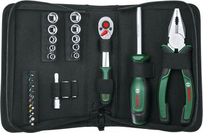 Set veglash dore Bosch Mobility, 26 copë, me çantë organizuese