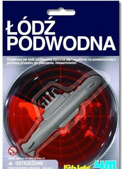 Lodër edukative 4M Diving Submarine, eksperiment zhytjeje, për kalamaj, shumëngjyrëshe