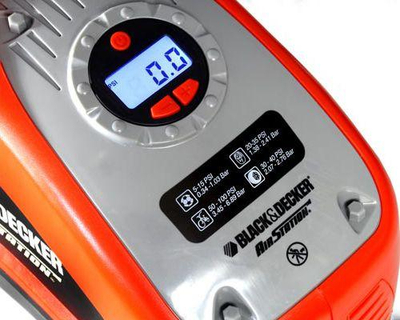 Kompresor Black & Decker ASI300, 12 / 230V,  i zi/kuq                       