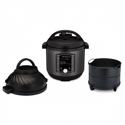 Multicooker Instant Pot ProCrisp, 8L, presion dhe ajër i nxehtë, i zi