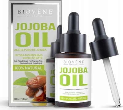 Vaj jojoba Biovène Jojoba Oil, 30 ml, 100% natyral