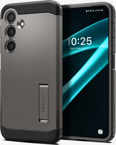 Mbështjellës telefoni Spigen Tough Armor, Samsung Galaxy S24 Plus, gunmetal