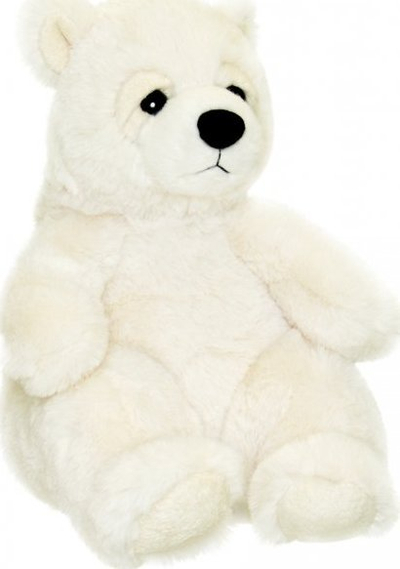 Lodër pellushi ari Aurora World Sluuumpy, 20 cm, super i butë, e bardhë