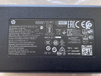 Karikues për laptop HP AC Adapter 65W Npfc Smart 3P, origjinal, i zi