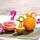 Set aksesorësh frutash Koziol, 3 copë, plastikë transparente, shumëngjyrësh