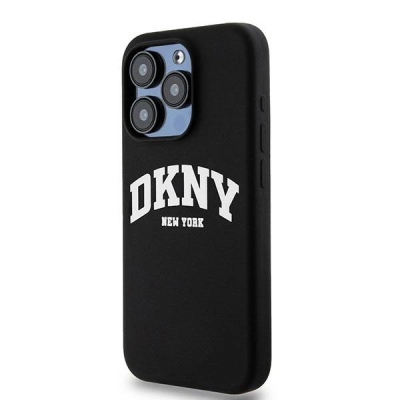Mbrojtëse telefoni DKNY DKHMP13LSNYACH, iPhone 13 13 Pro 6.1", MagSafe, silikon, e zezë