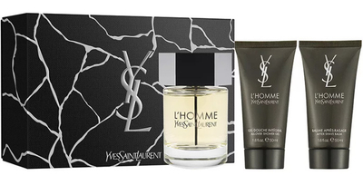 Set për meshkuj Yves Saint Laurent L'Homme, EDT 100 ml + xhel dushi 50 ml + balsam pas rroje 50 ml
