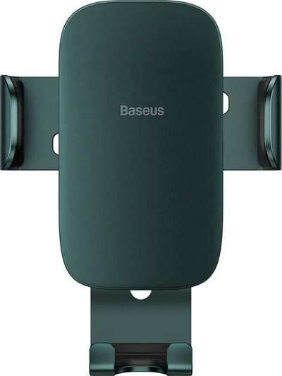 Mbajtës telefoni për makinë Baseus SUJS000006, me kapje automatike “Automatic Gravity Lock”, për grilë ajrimi, jeshile e errët