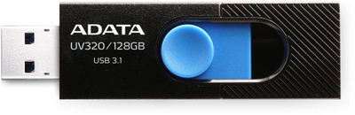 USB Memorja ADATA UV320, 128GB, USB 3.1, e zezë/e kaltër