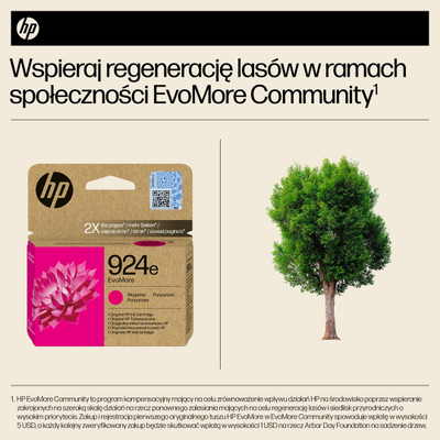 Patronë boje HP 924e EvoMore, magenta, origjinal