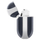 Kuti mbrojtëse Spigen Classic C1 për AirPods 4, polikarbonat, me karabinë, gri grafit me të bardhë