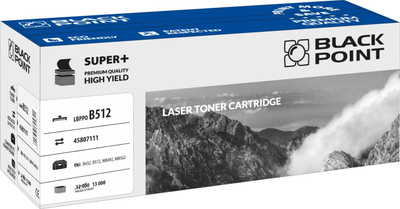 Toner për printer Black Point LBPPOB512, i zi
