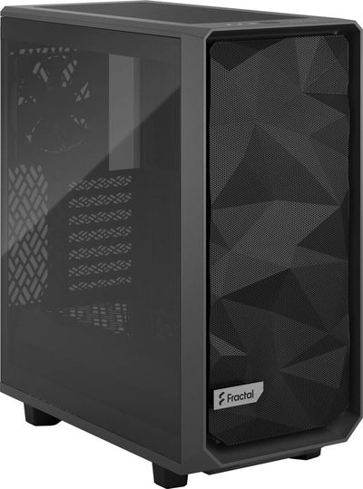 Kasë Fractal Design Meshify 2 Compact TG Light Tint, e hirtë, Midi Tower