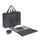 Çantë pelene Lassig Green Label Cotton Essential, pambuk organik, anthracite