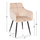 Kolltuk ngrënieje Latrell 57x56x84Hcm (HM8582.05), zezë