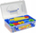 Set plasteline MFP Modelling Clay Set, 7 ngjyra, 7 forma prerëse me okllai, shumëngjyrësh