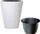 Vazo plastike Conforama Matuba Pot, 14L, me depozitë uji, e bardhë