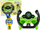 Lodër timon Driver Kit Steering Wheel Keys, me drita edhe tinguj, jeshile
