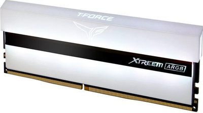 Memorie RAM Team Group T-FORCE XTREEM ARGB, 16GB DDR4 3200MHz, kit 2x8GB, e bardhë