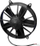 Ventilator thithës SPAL 330mm High Efficiency, 2 shpejtësi, i zi
