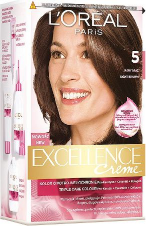 Ngjyrë për flokë L'Oreal Paris Excellence Creme Coloring Cream 5 Light Brown