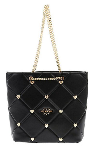 Çantë dore Love Moschino, e zezë