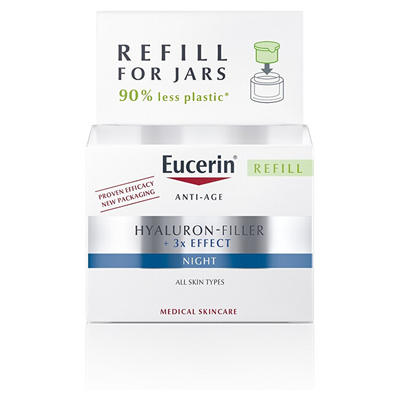 Mbushje zëvendësuese për kremin anti-plakje Eucerin Hyaluron-Filler 3x EFFECT, 50 ml