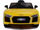 Makina me bateri Lean Cars Audi R8 JJ2198, me telekomandë, e verdhë