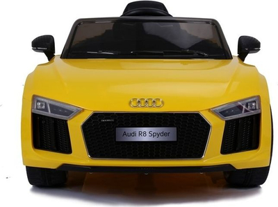 Makina me bateri Lean Cars Audi R8 JJ2198, me telekomandë, e verdhë