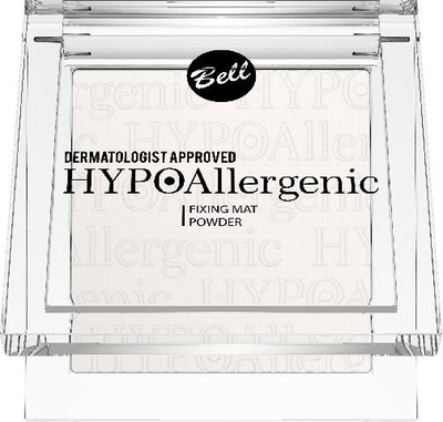 Пудра за лице Bell HypoAllergenic Fixing Mat Powder, 9 g, бела