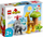 Set lodrash LEGO DUPLO 10971 Kafshët e Egra të Afrikës, për kalamaj 2+, me tapet loje