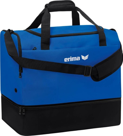 Спортска торба Ерима TEAM Sports Bag S, 40x23x37cm, долен преградок со патент, сина црна