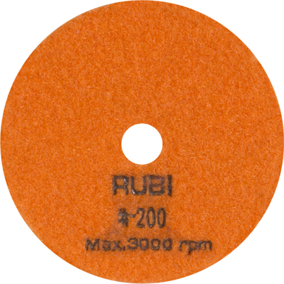 Disk për lustrim në të thatë Rubi 62972, grit 200, 100mm