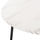 Set tavolina për kafe 2-pjesësh Cupper Φ55x45Hcm (HM9878.12), bardhë/ zezë